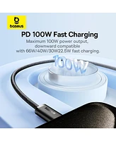 Baseus Usb-c to Cable 100W Usb Charging 3.3ft, Yellow
