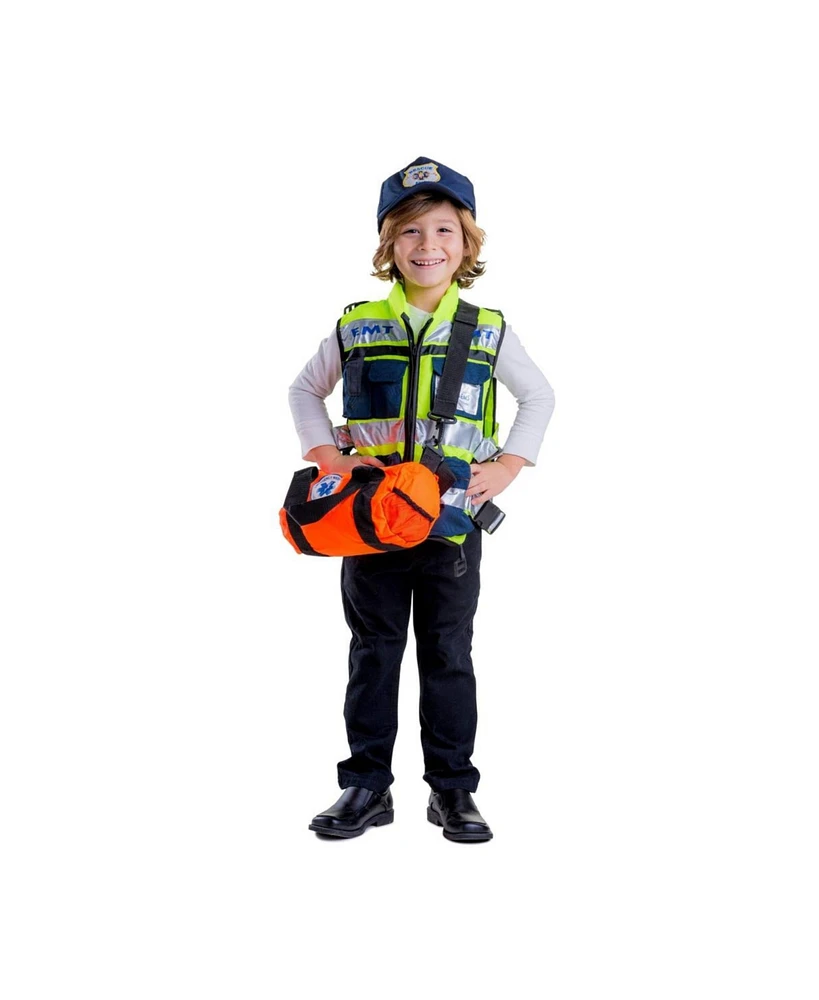 Dress Up America Emt Vest, Bag & Cap Costume Set