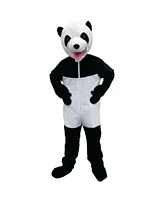 Dress Up America Giant Panda Jumpsuit Head Mask Mascot Kids Girls Boys