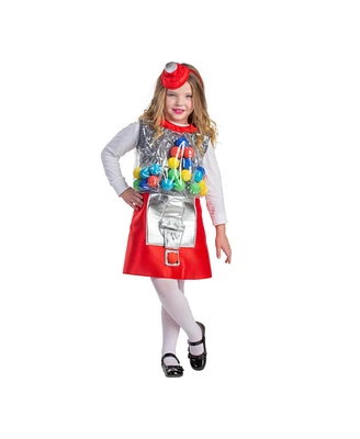 Dress Up America Gumball Machine Costume - Kids Girls