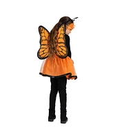 Dress Up America Monarch Butterfly Wing & Tutu Skirt Costume Set - Kids Girls