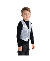Dress Up America Sequined Party Vest Kids Girls Boys