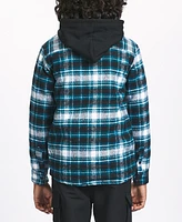 Sovereign Code Big Boys Plaid Hooded Shirt Jacket