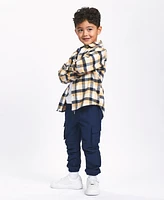 Sovereign Code Little Boys Soft Plaid Flannel Button-Up Shirt