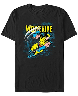 Fifth Sun Men's Comic Wolf Short Sleeve T-Shirt