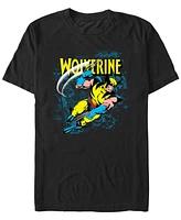 Fifth Sun Mens Comic Wolf Short Sleeve T-Shirt