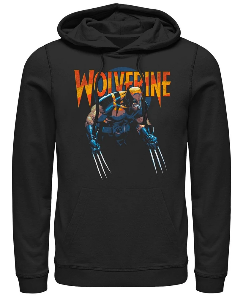 Fifth Sun Mens Dark Wolverine Hoodie Fleece Pullover