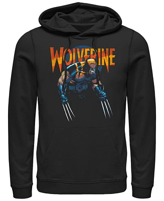 Fifth Sun Mens Dark Wolverine Hoodie Fleece Pullover