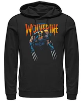 Fifth Sun Mens Dark Wolverine Hoodie Fleece Pullover