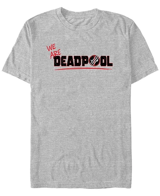 Fifth Sun Men's We Are Deadpool Logo Short Sleeve T-Shirt