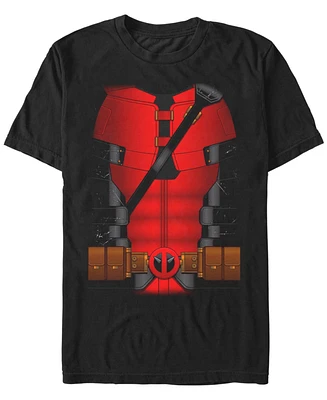 Fifth Sun Men's Deadpool Costume Short Sleeve T-Shirt