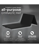 BalanceFrom Fitness BalanceFrom 4' x 6' x 2" All Purpose Folding Fitness Gymnastics Gym Mat