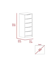 Egeo Dresser 42"H, 5 Drawer, Vertical