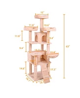 Slickblue Cat Climbing Frame – Multi-Level Structure for Climbing, Scratching, and Play