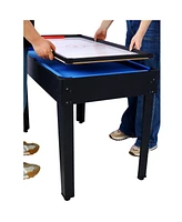 Slickblue 5-in-1 Multi-Game Table: Billiards, Air Hockey, Foosball, Ping Pong, & Basketball