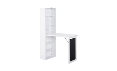 Slickblue Wall Mount Desk Cabinet – Space-Saving and Stylish Storage Solution