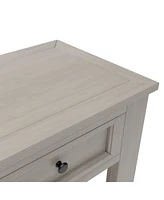 Slickblue Console Table/Sofa Table with Storage Drawers and Bottom Shelf for Entryway Hallway