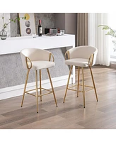 Slickblue 30-Inch Bar Stools Set of 2, Stylish and Comfortable Seating