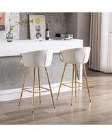 Slickblue 30-Inch Bar Stools Set of 2, Stylish and Comfortable Seating