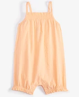 First Impressions Baby Girls Clip-Dot Cotton Sunsuit, Created for Macy's