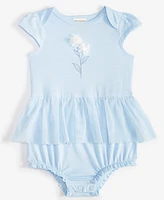 First Impressions Baby Girls Tulle Flower Skirted Sunsuit, Created for Macy's