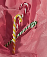 Kosta Boda Polka Candy Cane Holiday Decor