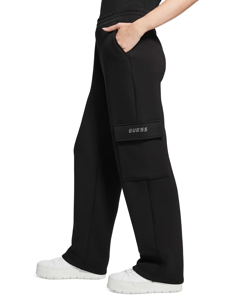 Guess Women's Cecilia Scuba Cargo Pants