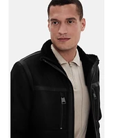 Furniq Uk Men's Shearling Jacket