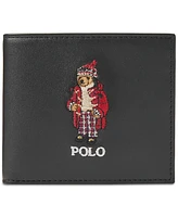 Polo Ralph Lauren Men's Polo Bear Leather Billfold Wallet