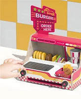 Geoffrey's Toy Box Grill Fry Burger Counter Playset