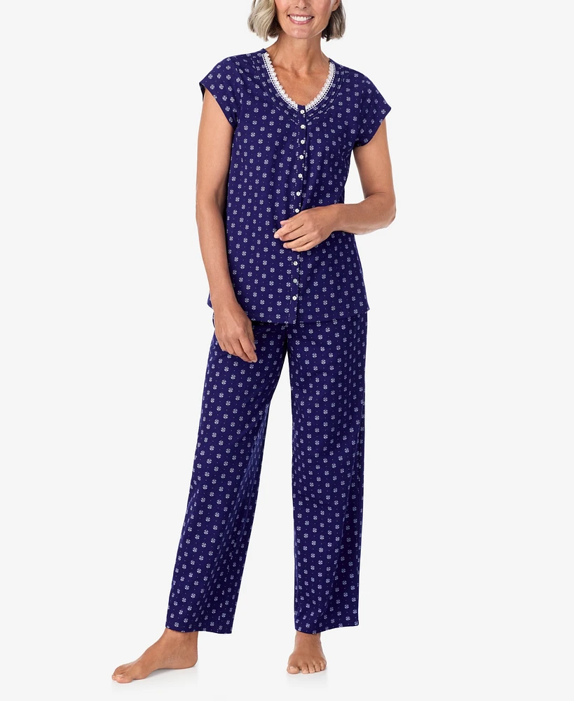 Aria Women's Cap Sleeve Pajama Set