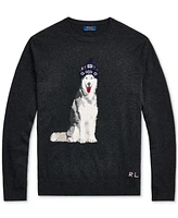 Polo Ralph Lauren Men's Dog-Intarsia Cashmere Sweater