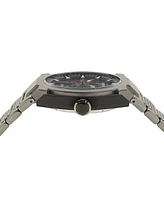 Ferragamo Men's Swiss Automatic Supreme Skeleton Gunmetal Ion Plated Stainless Steel Bracelet Watch 43mm