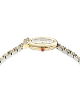 Ferragamo Women's Gancini Twisted Two-Tone Stainless Bracelet Watch 28mm