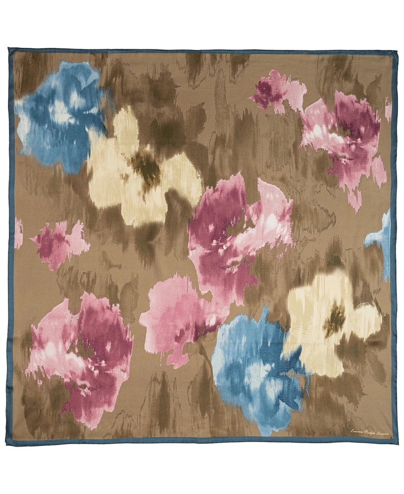 Lauren Ralph Lauren Artistic Floral Square Scarf