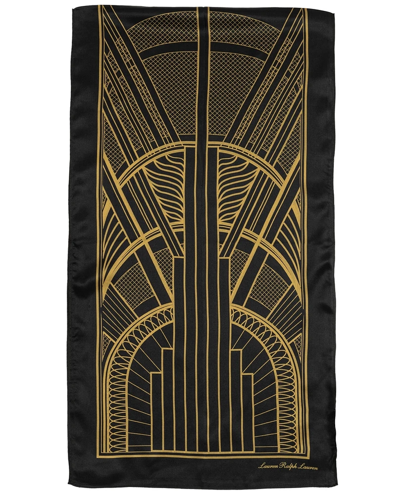 Lauren Ralph Lauren Art Deco Skyscraper Wrap