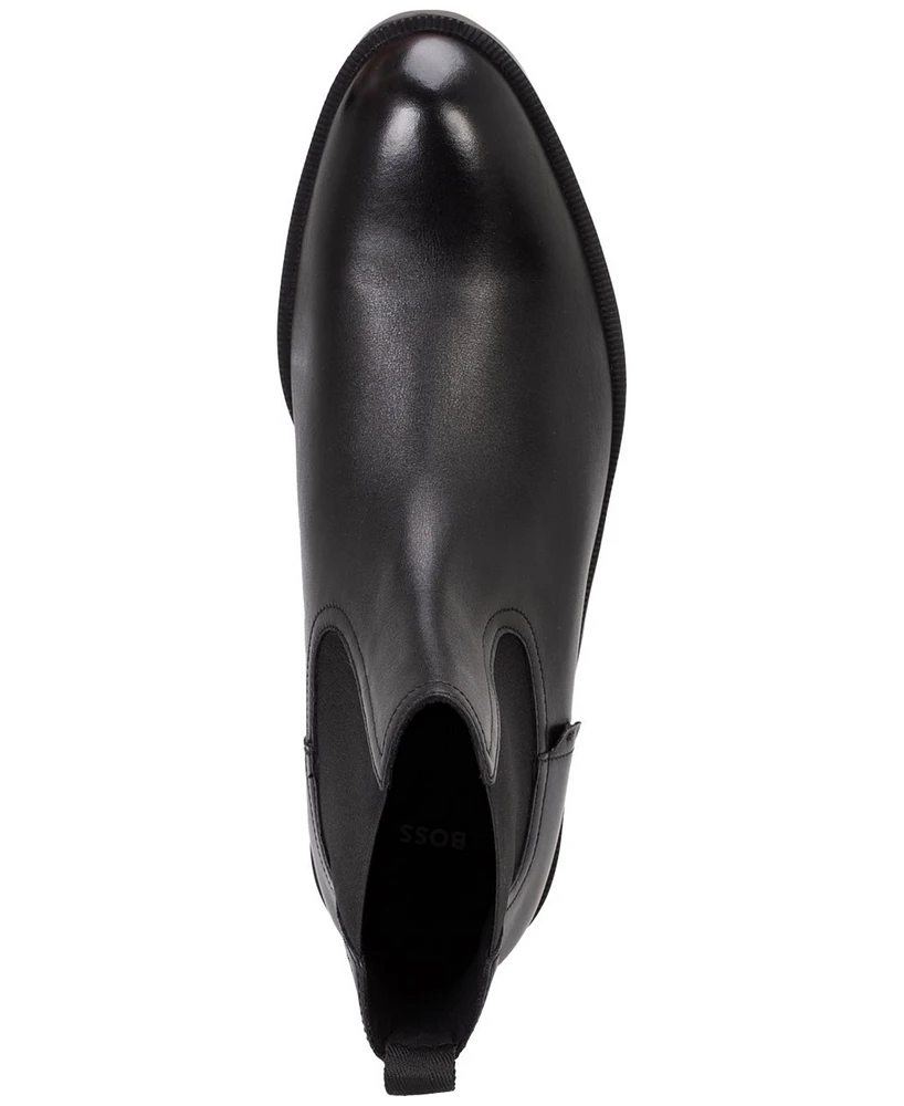 Hugo Boss Men's Tayil Leather Chelsea Boot