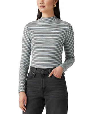 Levi's Women's Effortless Mock Neck Long-Sleeve T-Shirt