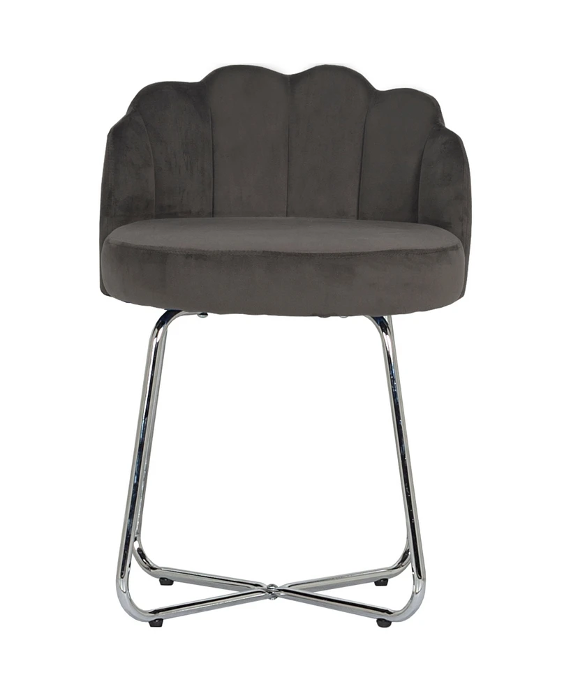 Hillsdale 25.25" Metal Catalina Vanity Stool