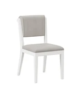 Hillsdale 35.75" Wood and Upholstered Clarion Dining Chairs