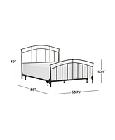 Hillsdale 49" Metal Vancouver Queen Bed