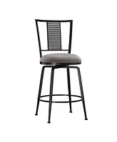 Hillsdale 40" Metal Queensridge Swivel Counter Height Stool