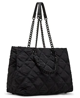 Steve Madden Women's Kaylaa Nylon Zipper Tote Bag