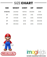 Nintendo Toddler Boys Super Mario T-Shirt and Bike Shorts Mesh Outfit Set