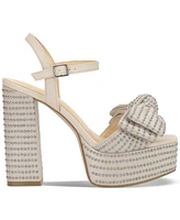 Jessica Simpson Women's Lollien Studded Bow Platform Sandals