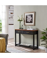 Kings Brand Furniture Sendero Console Table (Black