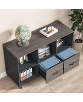 Tribesigns 2 Drawers Lateral File Cabinets, Home Office 43