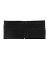 Trafalgar Men's Esteban Croco Embossed Leather 8 Slot Bi-Fold Wallet