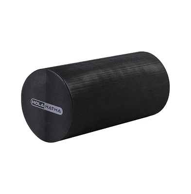 HolaHatha Portable High Density Solid Eva Foam Roller for Yoga and Gym Workouts