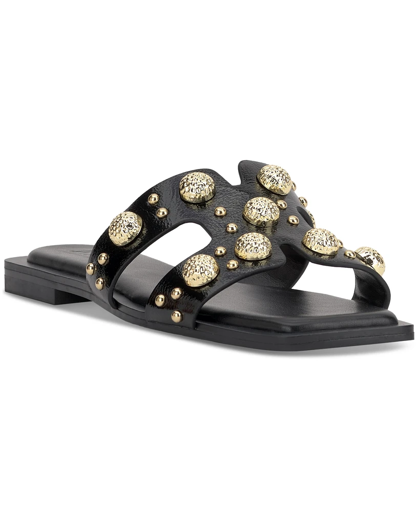 I.n.c. International Concepts Women's Peeta Stud Flat Sandals, Created for Macy's